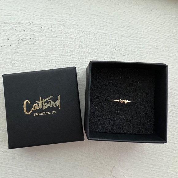 Catbird Jewelry - Catbird Twin Hearts Ring